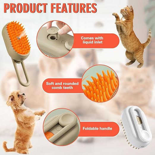 Steam Brush for Pets