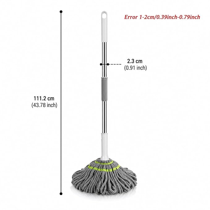 Microfiber Twist Mop for Floor Cleaning