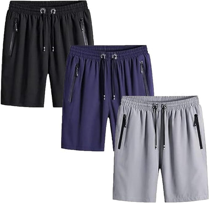 Men's Ice Silk Stretch Quick-Dry Shorts