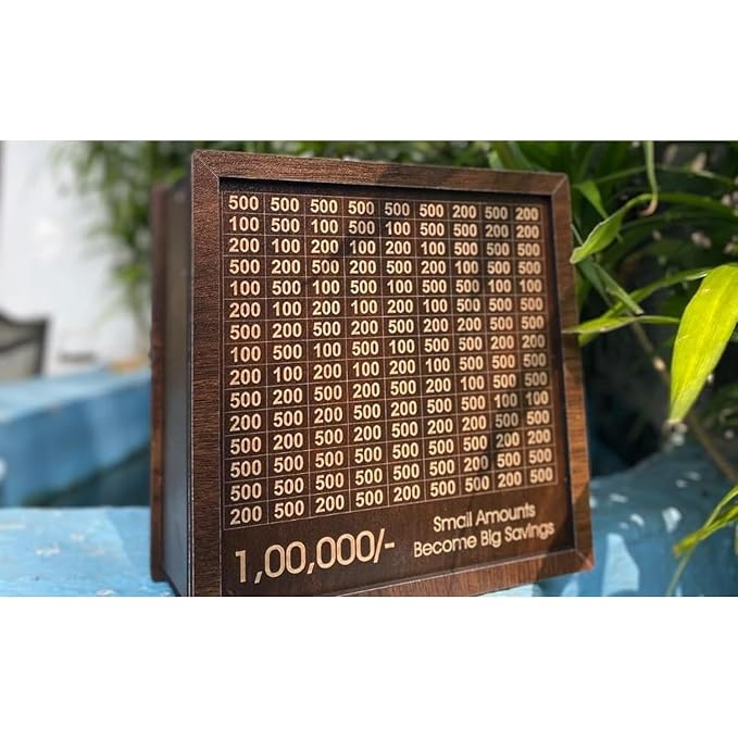 Wooden Money Piggy Bank