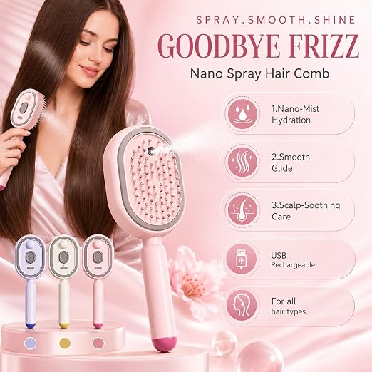 Electric Spray Air Cushion Massage Comb
