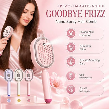 Electric Spray Air Cushion Massage Comb