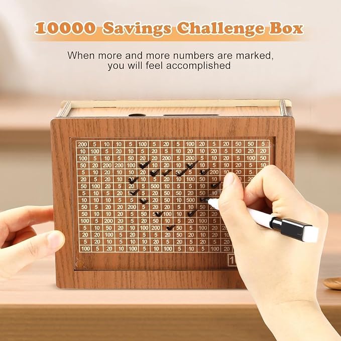 Wooden Money Piggy Bank