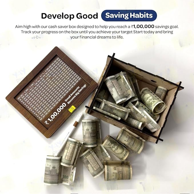 Wooden Money Piggy Bank